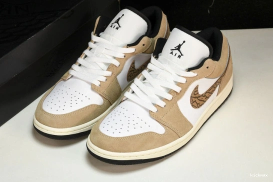 Rep  SE DZ4130-201 Low Jordan 1 Brown Elephant DZ4130-201 1218